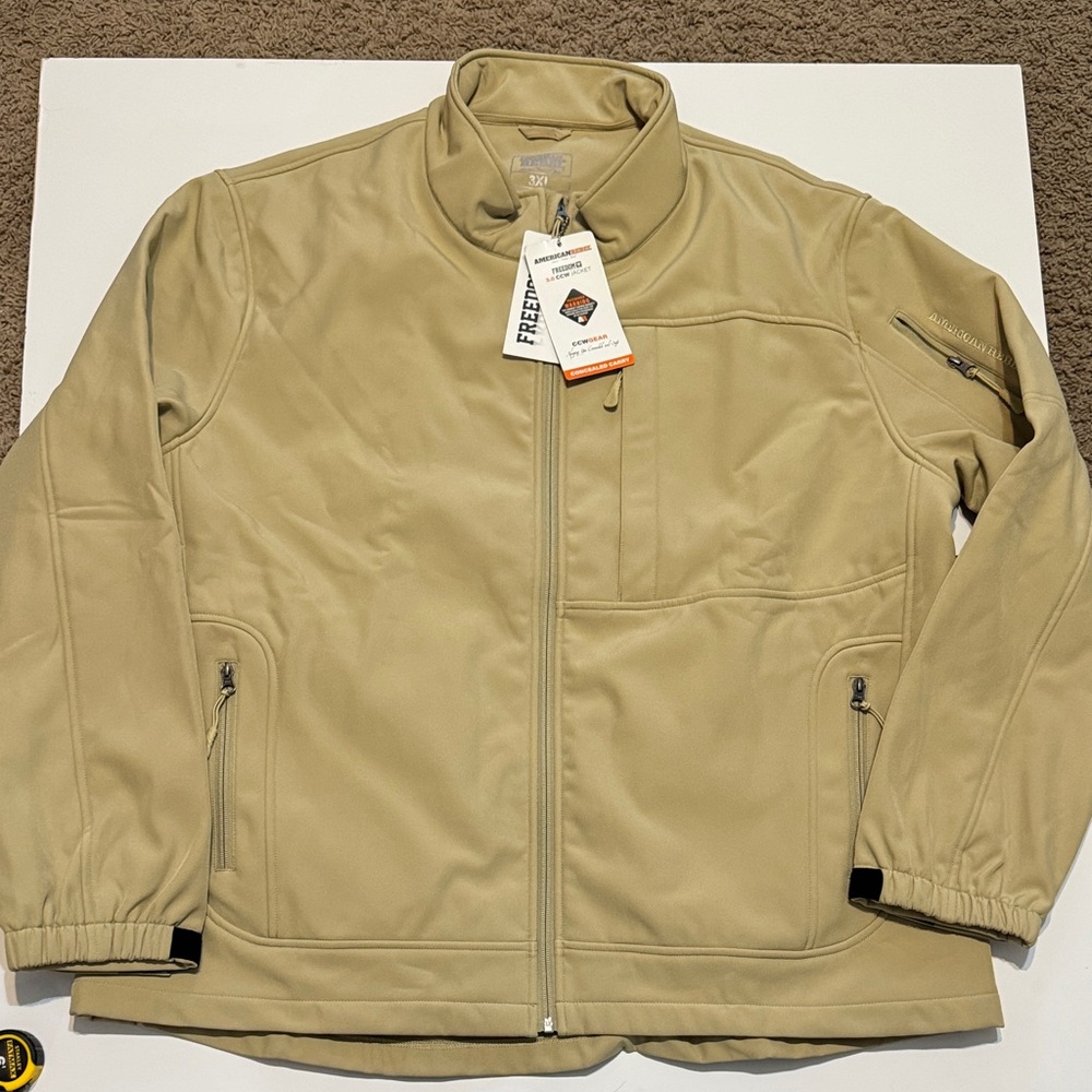 American rebel freedom CCW gear concealed carry Men's Jacket size 3X NWT